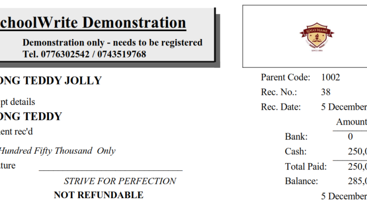 Managing Parents School Fees with SchoolWrite (SW)